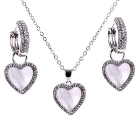 Heart M.O.Pearl Silver kolmik komplekt 1200